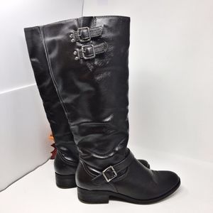 Croft & Barrow Brown Tall Riding Boots Sz 9.5M